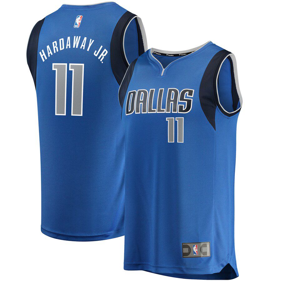 Men Dallas Mavericks #11 Tim Hardaway Jr Fanatics Branded Royal Fast Break Replica NBA Jersey->->NBA Jersey